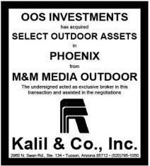 Microsoft Word - M&M Outdoor and OOS Investment Tombstone.docx