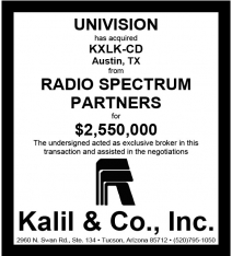 Website - Radio Spectrum Partners KXLK-CD Austin and Univision
